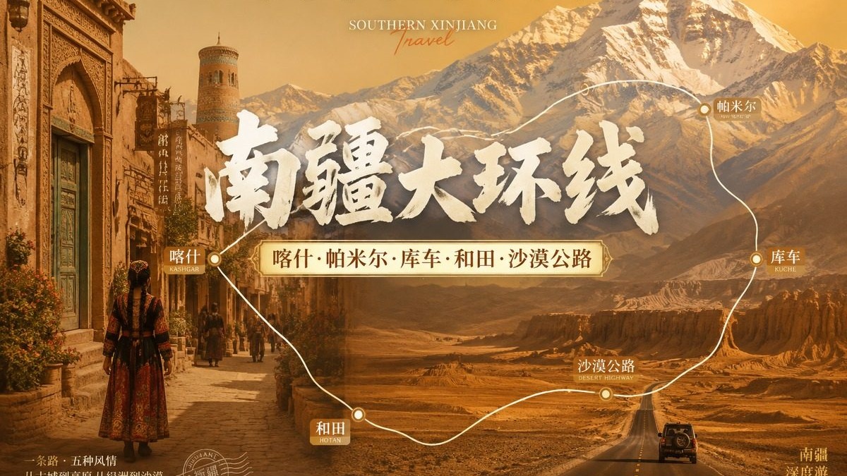 南疆风情路线规划 - 喀什·帕米尔·沙漠公路 - 新疆奔月旅行