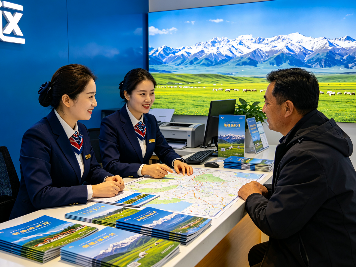 新疆奔月旅行社四大服务保障：纯玩0购物、网红景点全覆盖、精选四星酒店、专车接送省心
